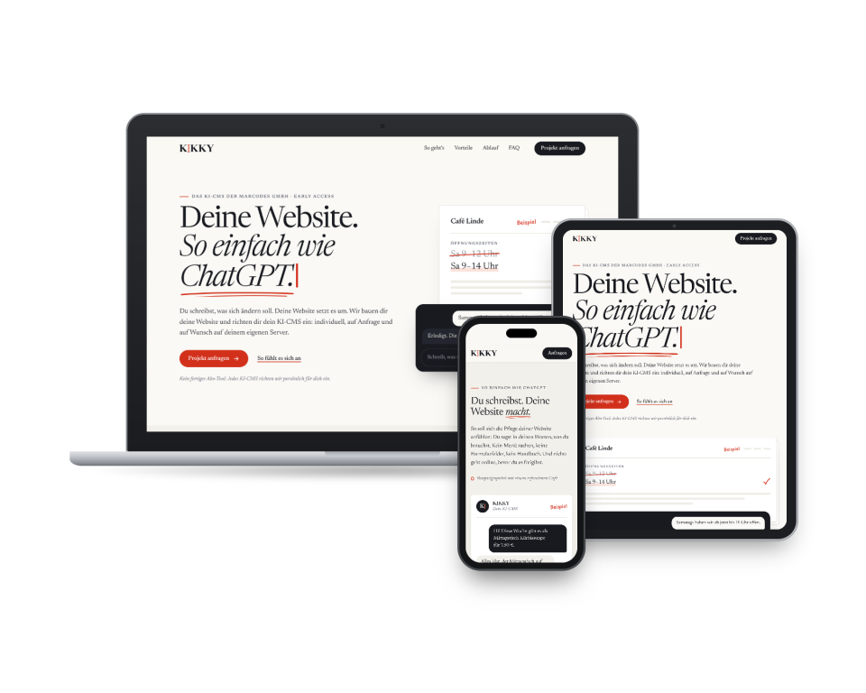 Design for KIKKY on multiple devices