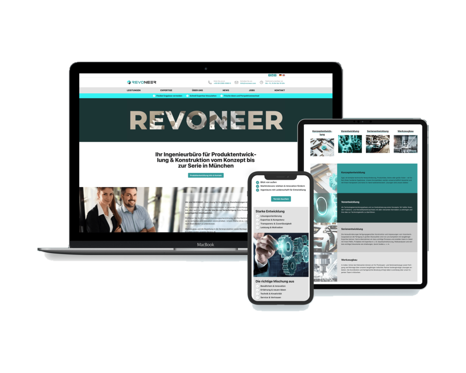 Design for REVONEER on multiple devices